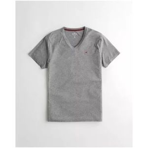 Hollister Co. Must-Have V-Neck Heather Grey T-Shirt